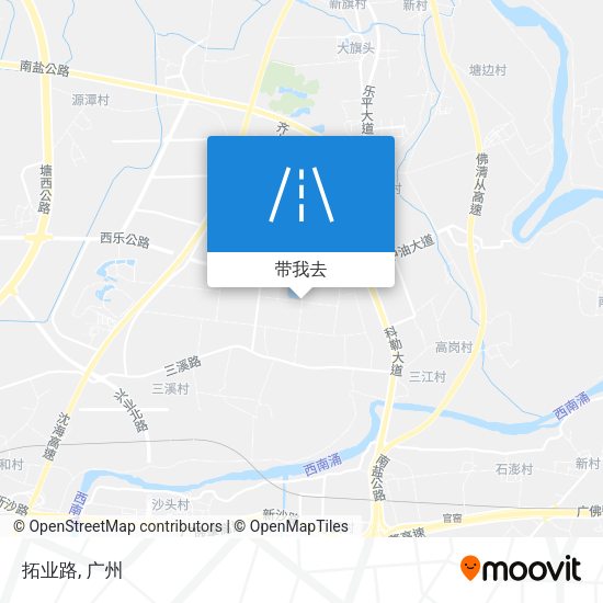 拓业路地图