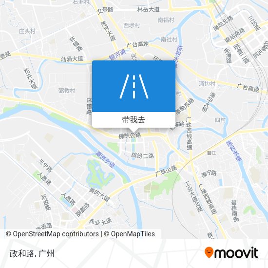 政和路地图