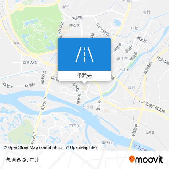 教育西路地图