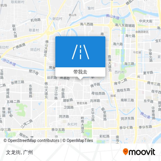 文龙街地图