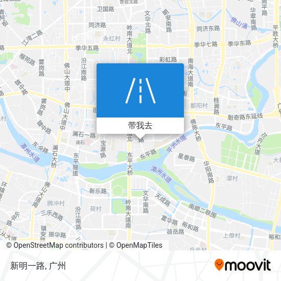 新明一路地图