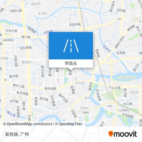 新胜路地图