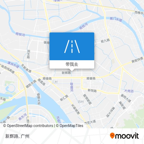 新辉路地图