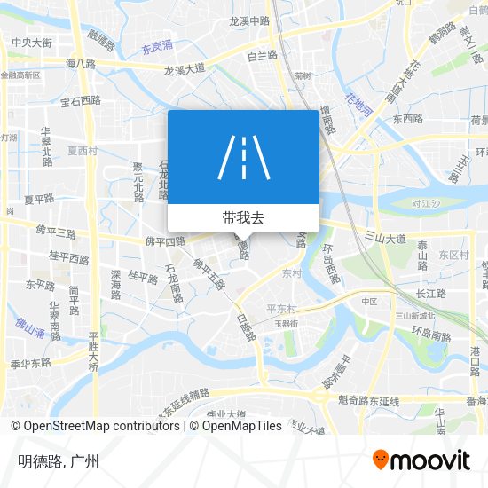 明德路地图