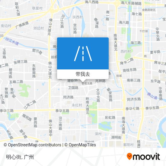 明心街地图