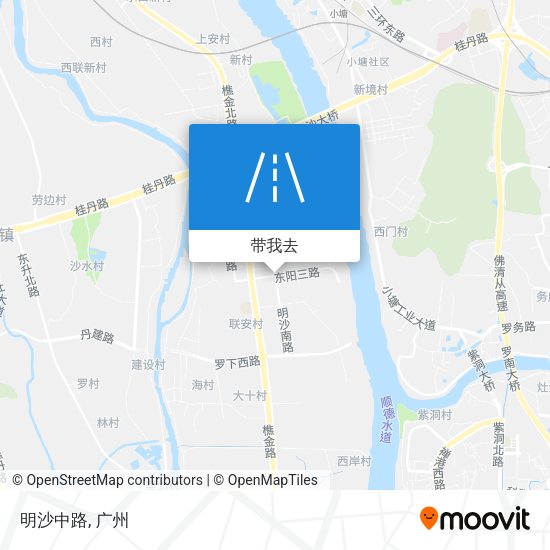明沙中路地图