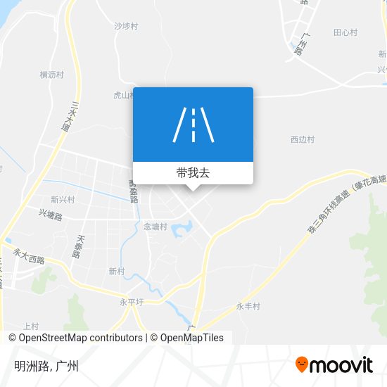 明洲路地图