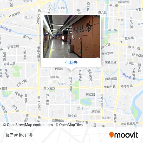 普君南路地图