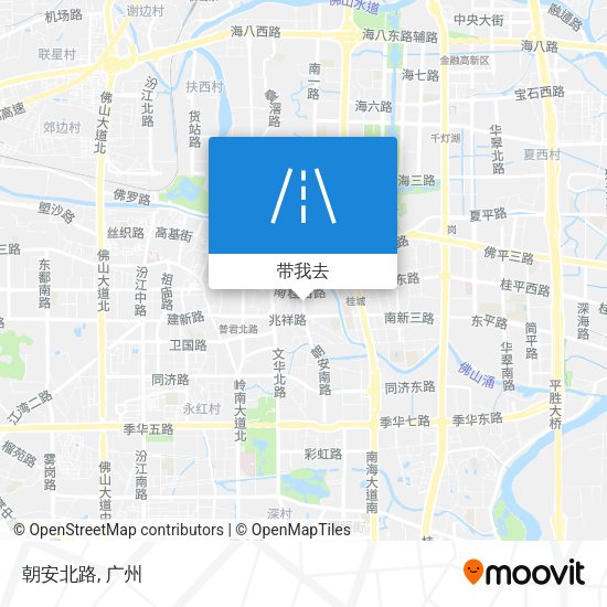 朝安北路地图
