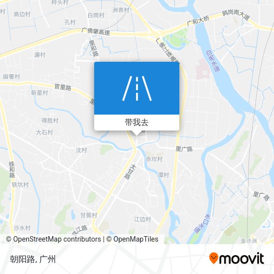 朝阳路地图