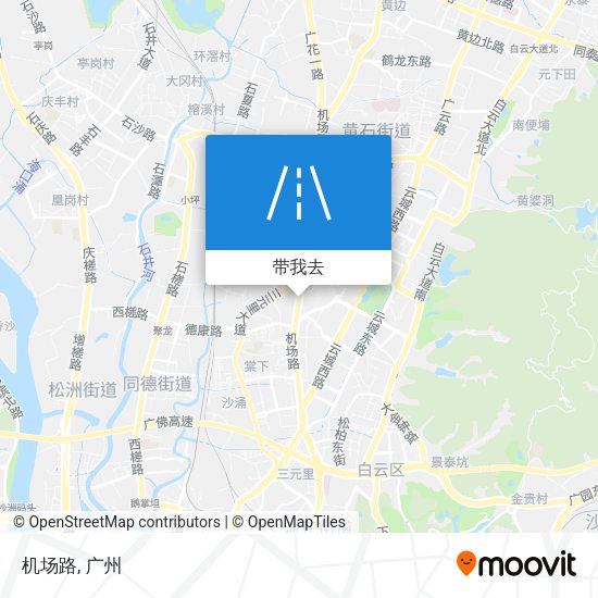 机场路地图