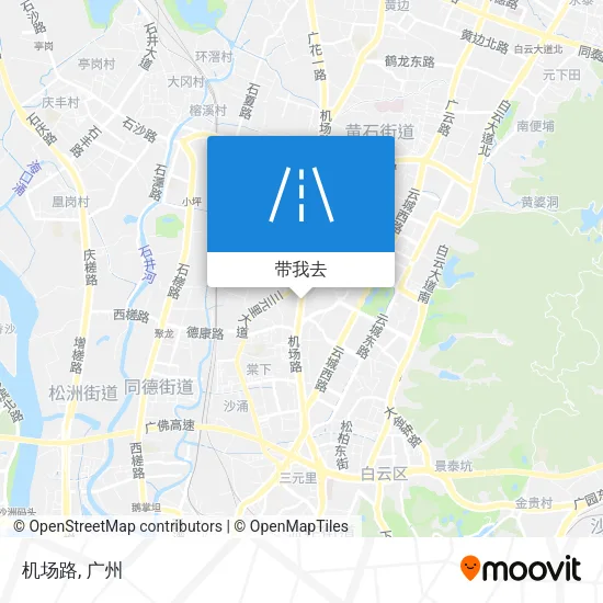 机场路地图