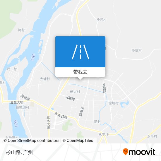 杉山路地图