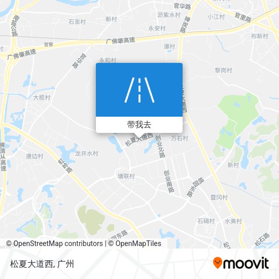松夏大道西地图