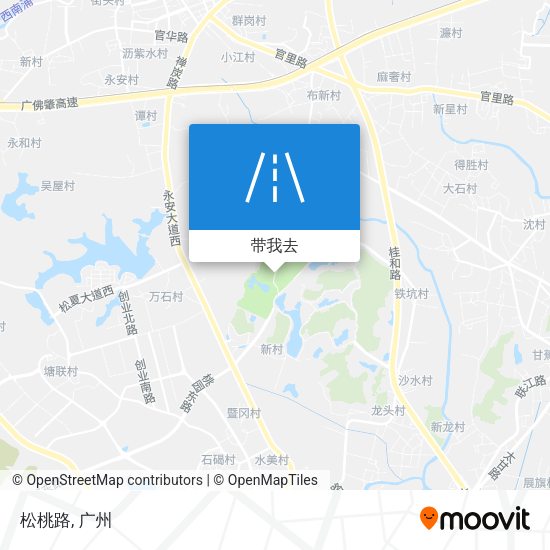松桃路地图