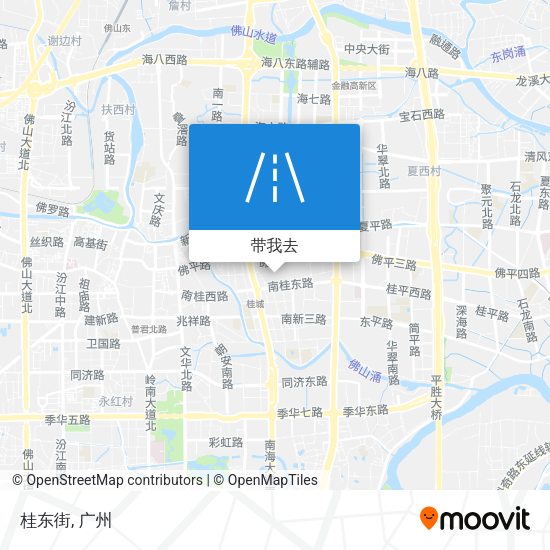 桂东街地图