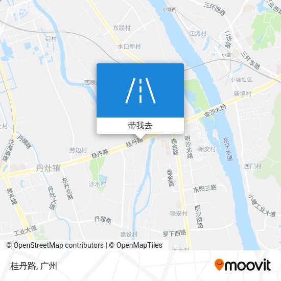 桂丹路地图