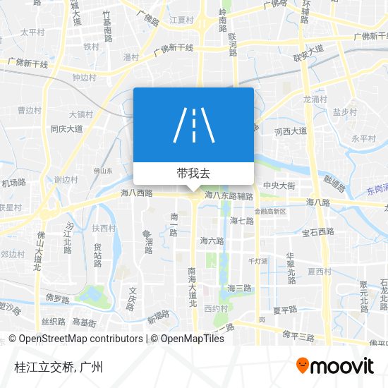 桂江立交桥地图