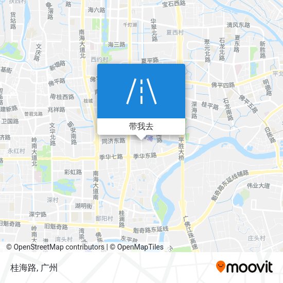 桂海路地图