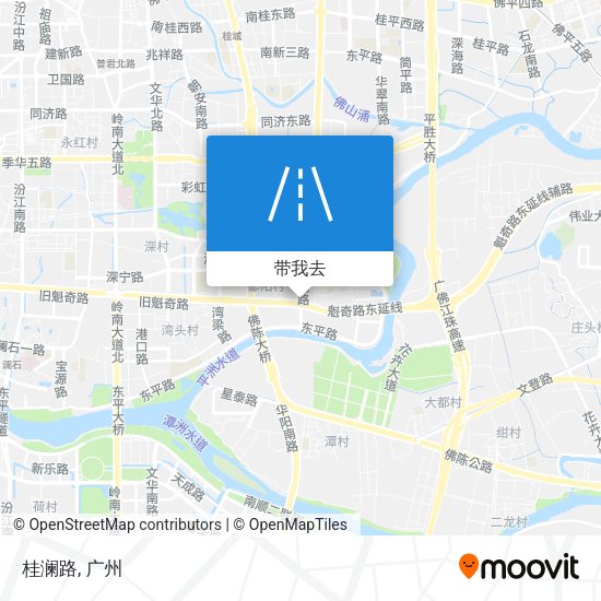 桂澜路地图