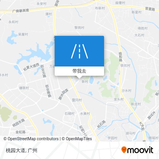 桃园大道地图