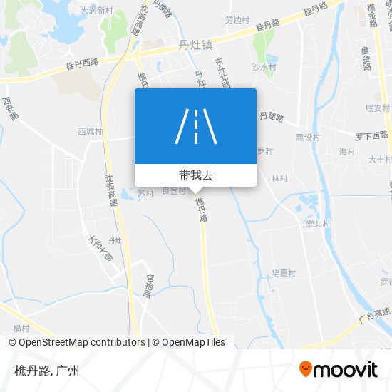 樵丹路地图