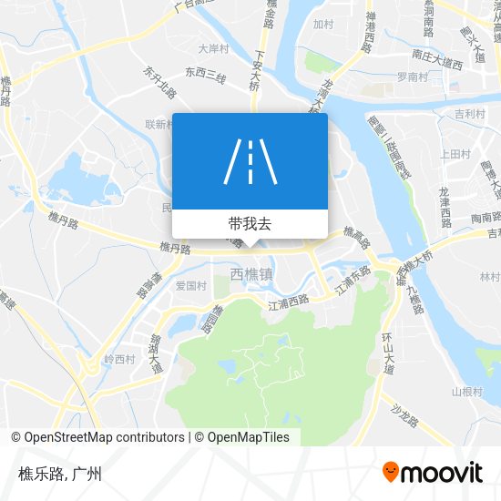 樵乐路地图