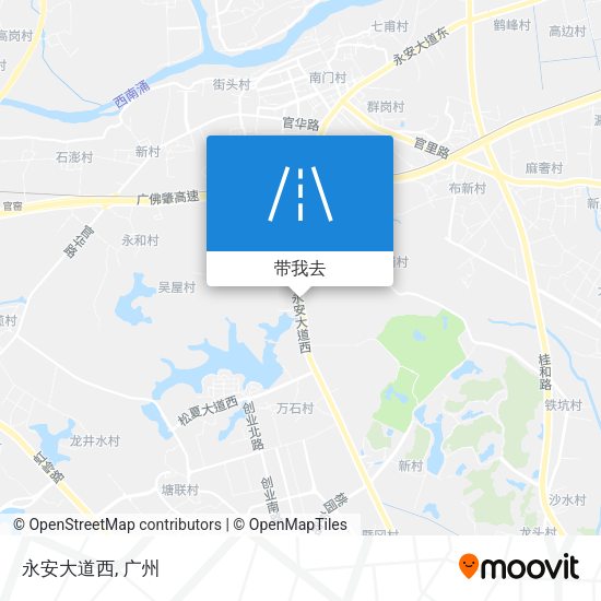 永安大道西地图