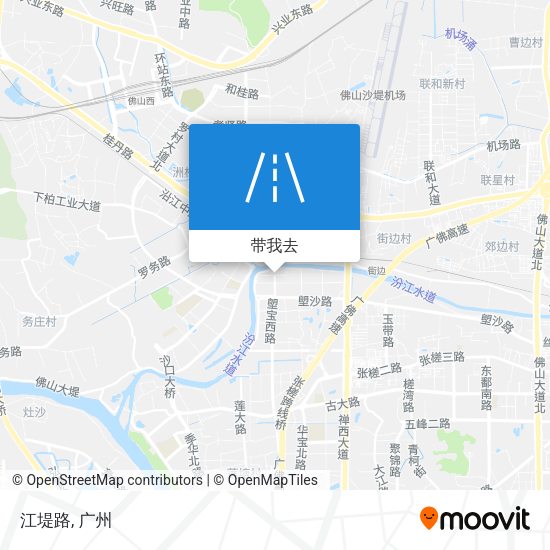 江堤路地图