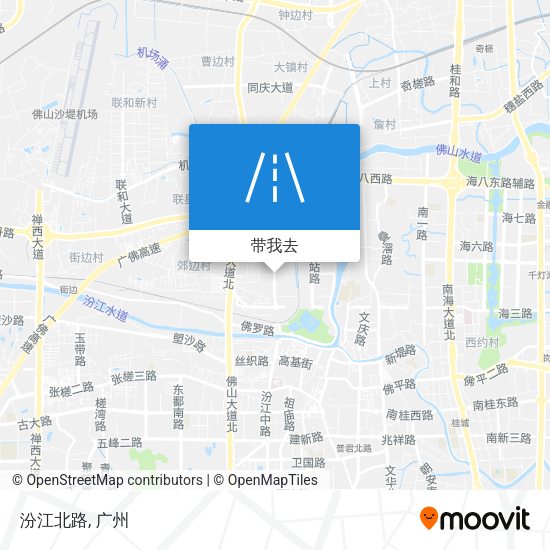 汾江北路地图