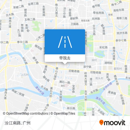 汾江南路地图