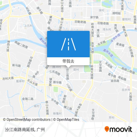 汾江南路南延线地图