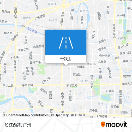 汾江西路地图