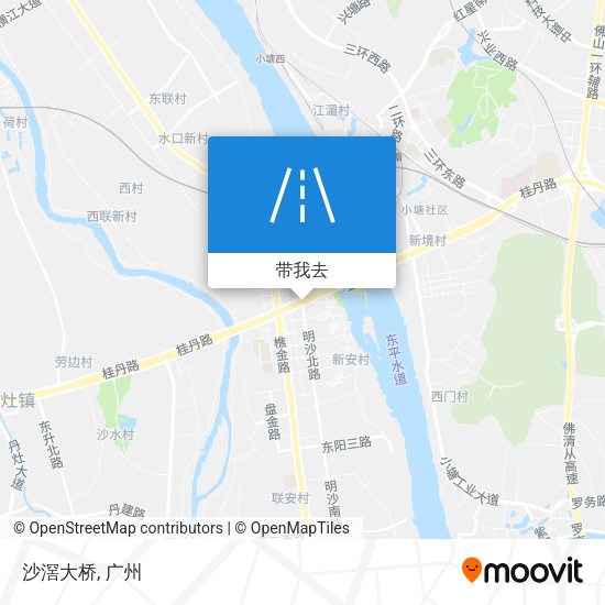 沙滘大桥地图