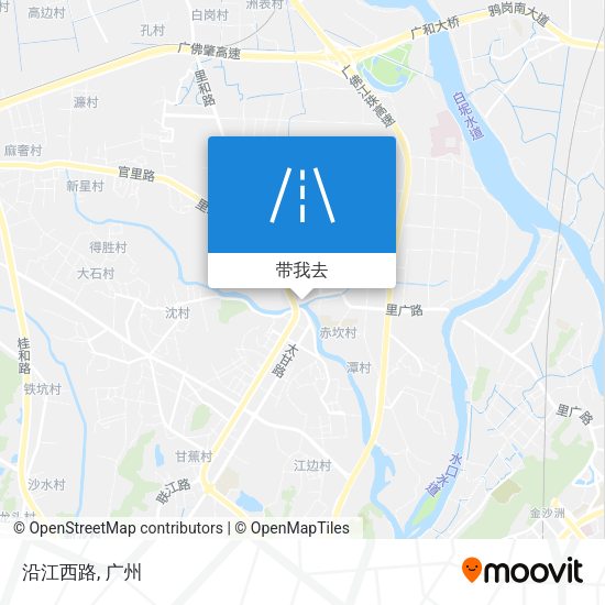 沿江西路地图