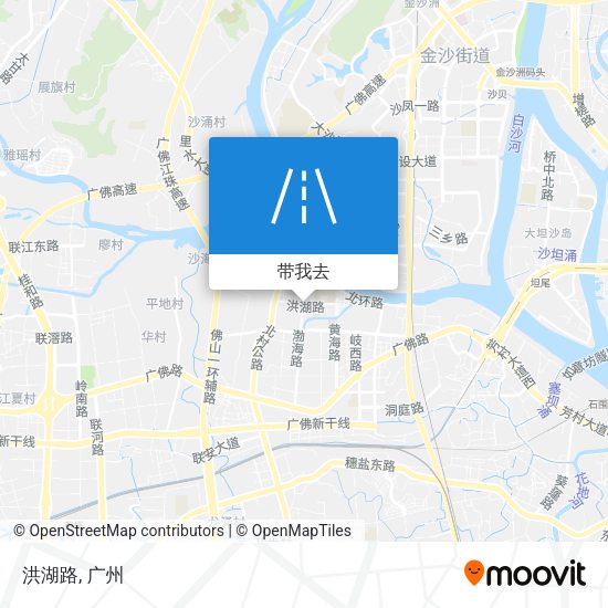 洪湖路地图
