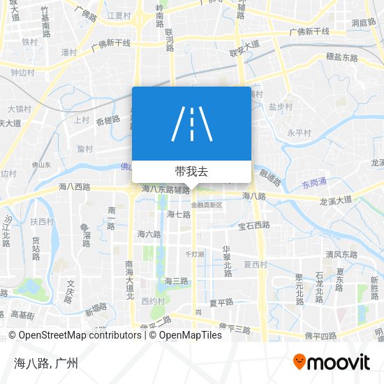 海八路地图
