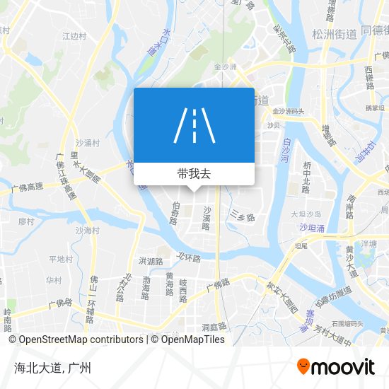海北大道地图