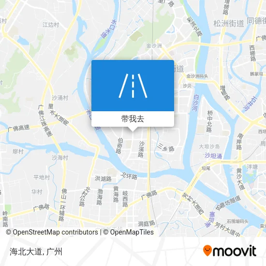 海北大道地图