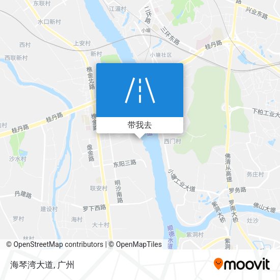 海琴湾大道地图