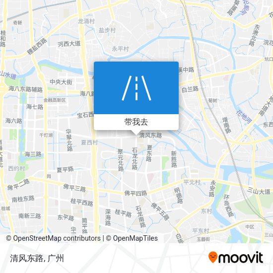 清风东路地图