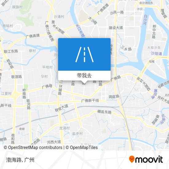 渤海路地图