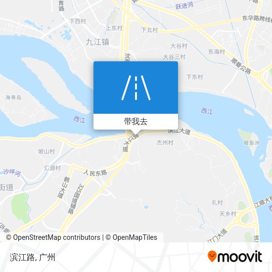 滨江路地图