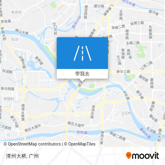 潭州大桥地图