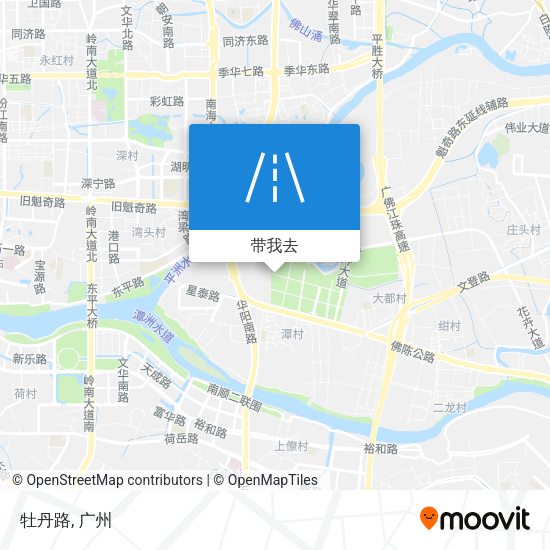 牡丹路地图