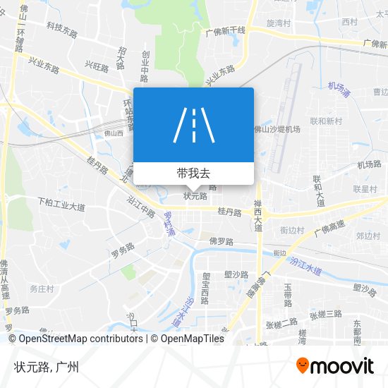 状元路地图