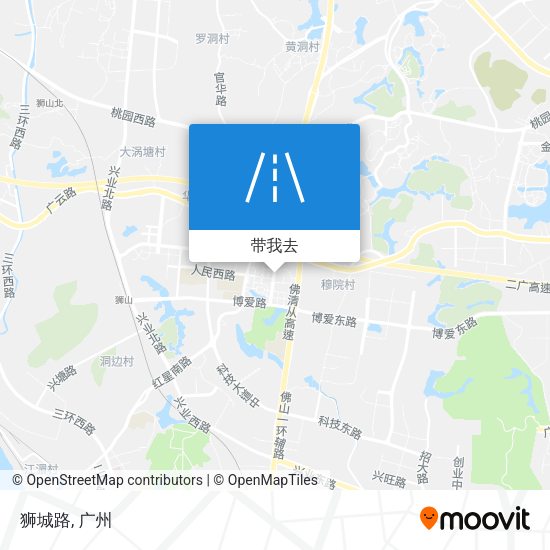 狮城路地图
