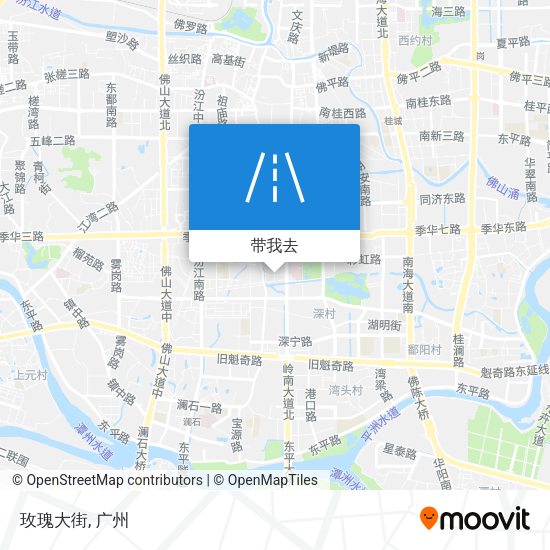 玫瑰大街地图
