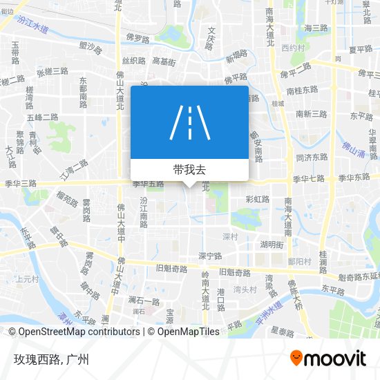 玫瑰西路地图