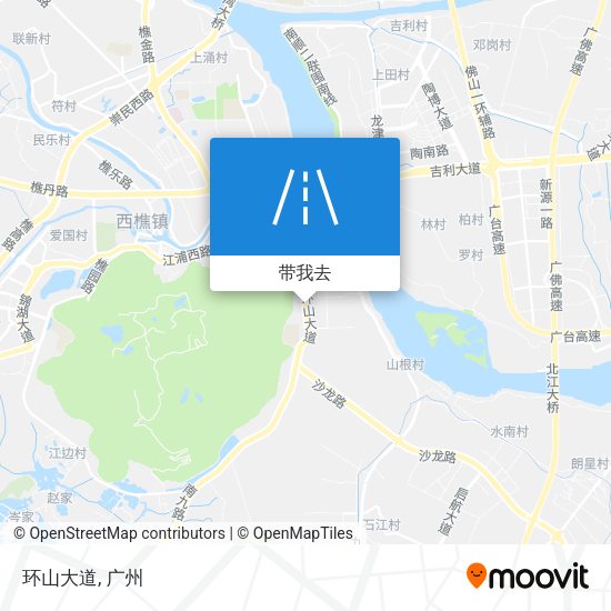 环山大道地图